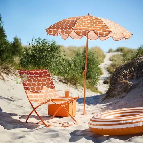イケア（IKEA） ビーチチェア ブライトオレンジ m00600455 STRANDON