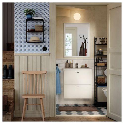 イケア（IKEA） ミラー ホワイト 60x80 cm m00610096 PINGSTSYREN