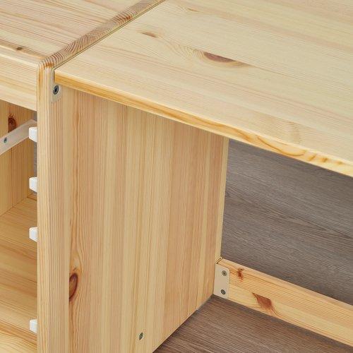 イケア（IKEA） 天板 ライトホワイトステインパイン 60x44cm m00615353