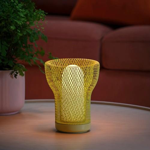 イケア（IKEA） LEDデコレーションテーブルランプ メッシュ 電池式