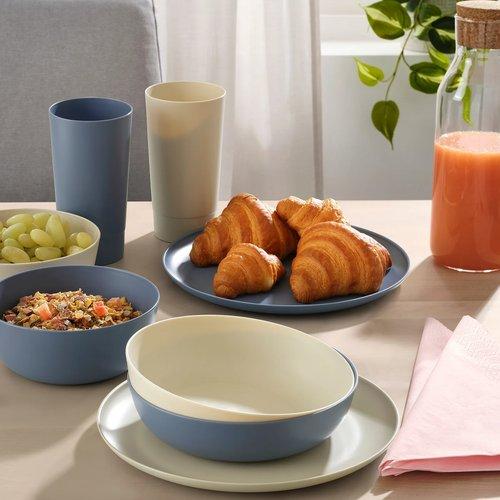 イケア（IKEA） プレート ブルー 26 cm m00625583 VITABBORRE