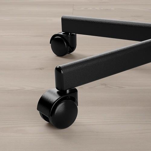 イケア（IKEA） MALSKAR マルシェール 回転チェア ホワイト ブラック