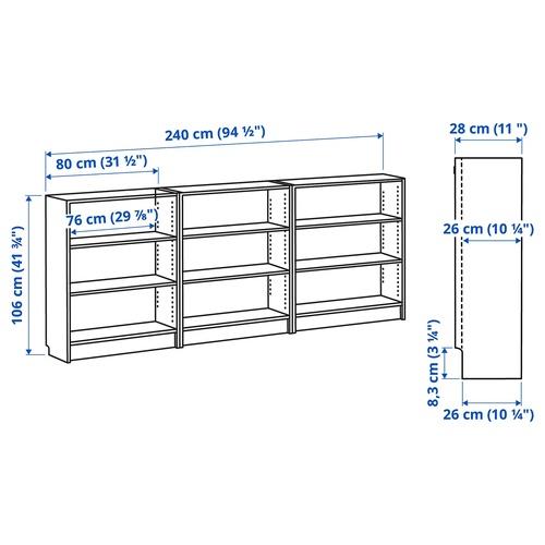 イケア（IKEA） 本棚 ホワイト 240x 28x106cm m09545327 BILLY ビリー