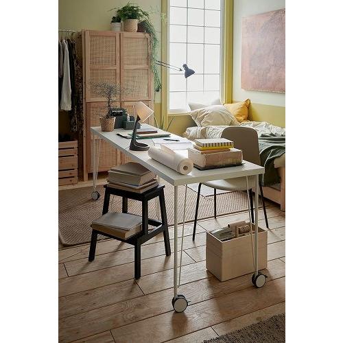 イケア（IKEA） 【セット商品】IKEA 脚 キャスター付 ホワイト 70cm