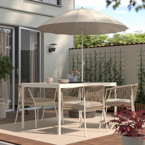 イケア（IKEA） パラソル 角度調節可能/ベージュ 200cm m10311817 