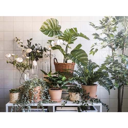 イケア IKEA 人工観葉植物 5号 室内 屋外用 アビス 15x41cm