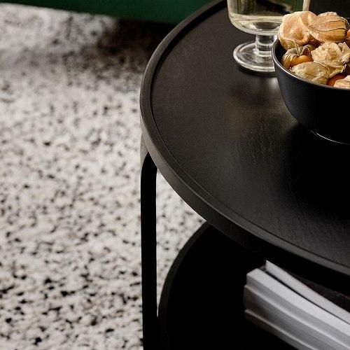 イケア（IKEA） コーヒーテーブル ブラック 70cm m10500356 BORGEBY
