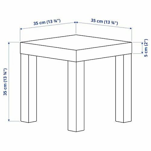 イケア（IKEA） サイドテーブル ホワイト白 35x35cm m10514792 LACK