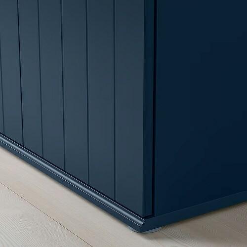 イケア（IKEA） キャビネット 扉付 ブラックブルー 70x90cm m10520359