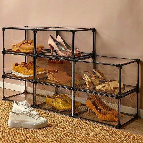 イケア（IKEA） シューズボックス 透明 36x29x21cm m10532357 SKUFFEN