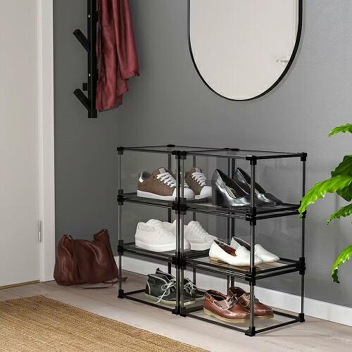 イケア（IKEA） シューズボックス 透明 36x29x21cm m10532357 SKUFFEN