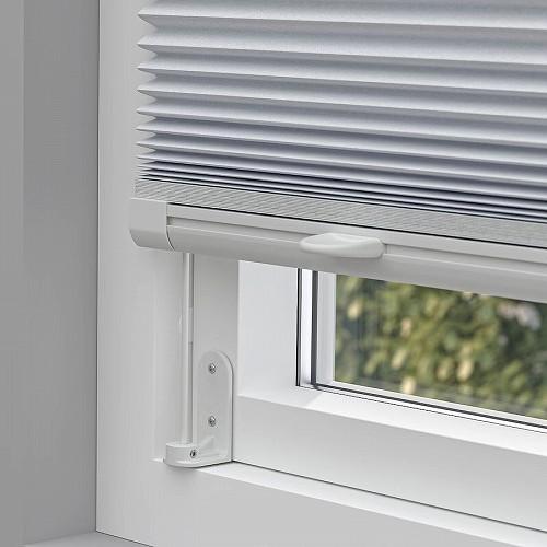 イケア（IKEA） 遮光プリーツブラインド ホワイト トップダウン ボトム