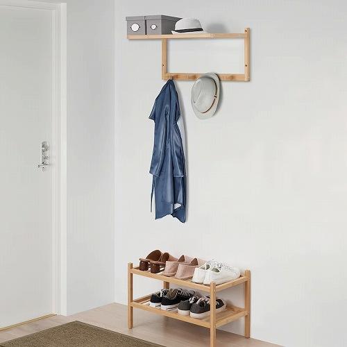 イケア（IKEA） シューズラック 竹 60cm m10542318 VASSKAR ヴァス