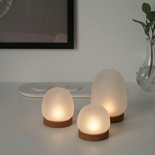 イケア（IKEA） LEDデコレーション照明4点セット チャージトレイ付き