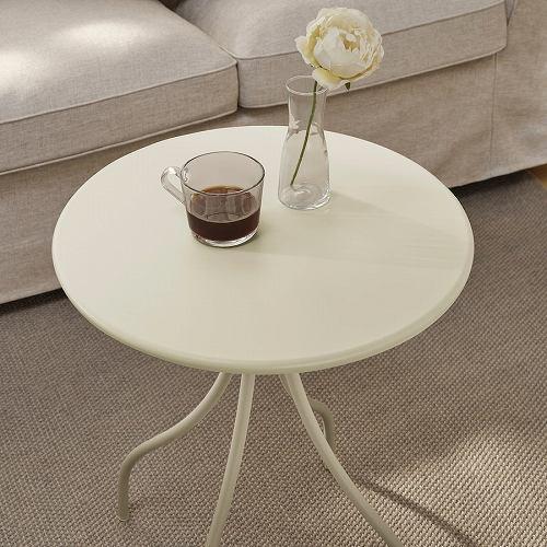 イケア（IKEA） サイドテーブル ライトグレーベージュ 46cm m10578977