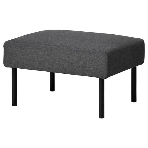 【未使用】IKEA オットマン ランズクローナ　ダークグレー LANDSKRONA ランズクローナ オットマン, グンナレド