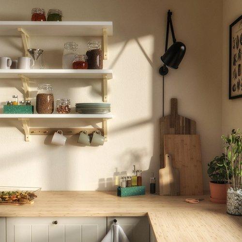 イケア（IKEA） スパイスラック グリーン 20 cm 3 ピース m10607121