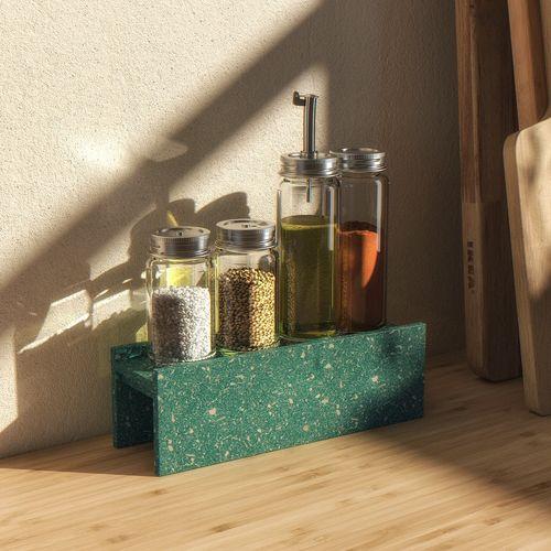 イケア（IKEA） スパイスラック グリーン 20 cm 3 ピース m10607121