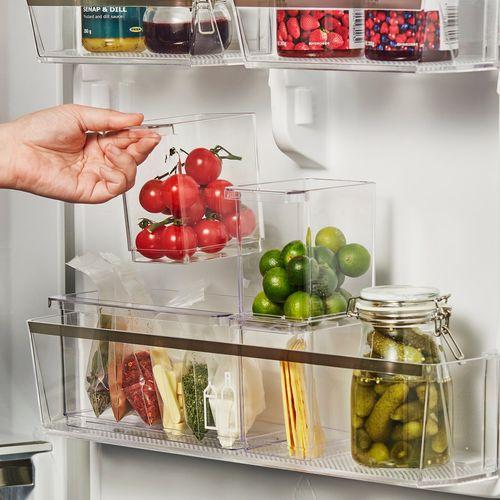 イケア（IKEA） 収納ボックス冷蔵庫用 3点セット 透明 m10610996