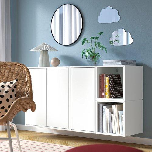 イケア（IKEA） ミラー 雲形 30x18cm m10632286 HOLMOARNA ホルムオー