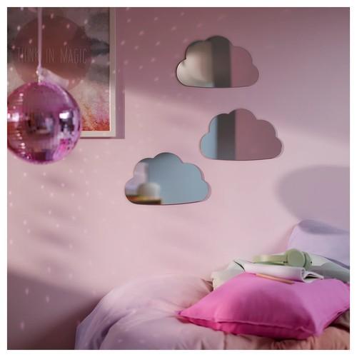 イケア（IKEA） ミラー 雲形 30x18cm m10632286 HOLMOARNA ホルムオー
