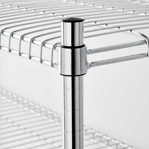 イケア（IKEA） シェルフユニット 亜鉛メッキ 46x36x94cm m20167206