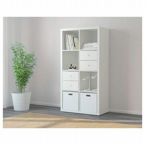 IKEA イケア インサート 引き出し2段 ホワイト 白 33x33cm m20351879