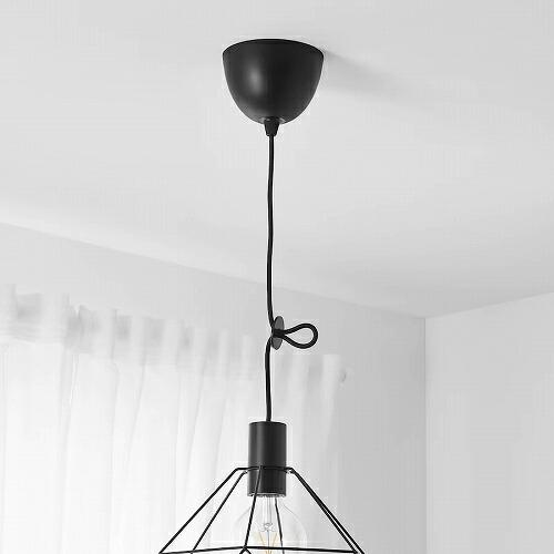 イケア（IKEA） コードセット ブラック テキスタイル 1.0m n20420255