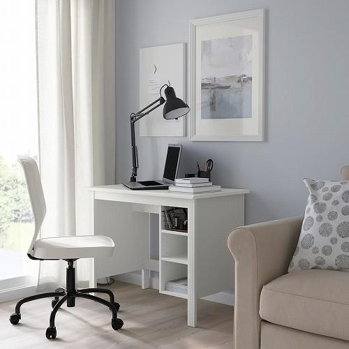 イケア（IKEA） デスク ホワイト 90x52cm m20439764 BRUSALI ブルサリ 