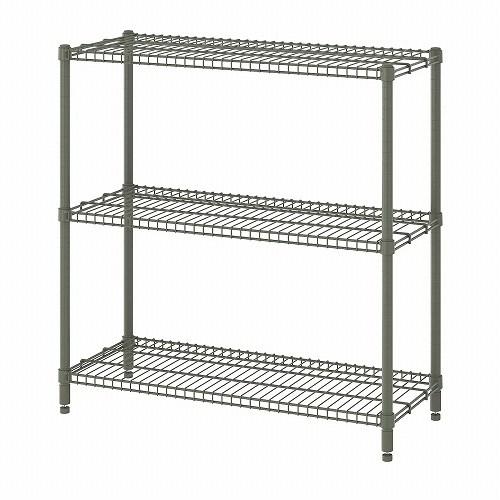 イケア IKEA シェルフユニット グレーグリーン92x36x94cm イケア IKEA シェルフユニット グレーグリーン92x36x94cm