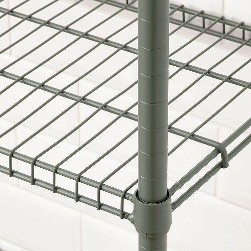イケア（IKEA） シェルフユニット グレーグリーン92x36x94cm m20483083