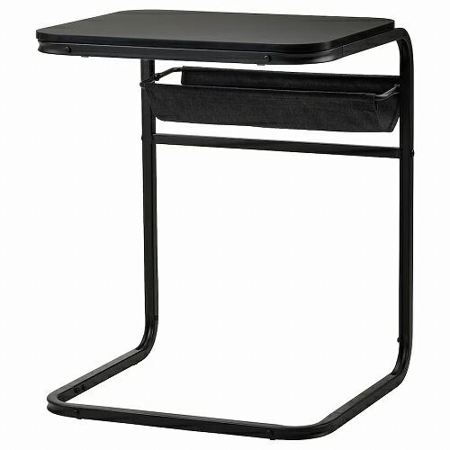 イケア（IKEA） サイドテーブル チャコール ダークグレー 53x50cm