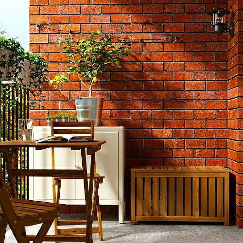 イケア（IKEA） 収納ボックス ライトブラウンステイン 室内 屋外用