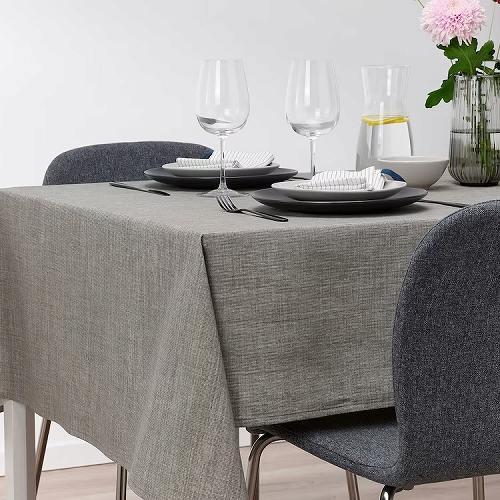 イケア（IKEA） テーブルクロス グレー 145x240cm m20545929