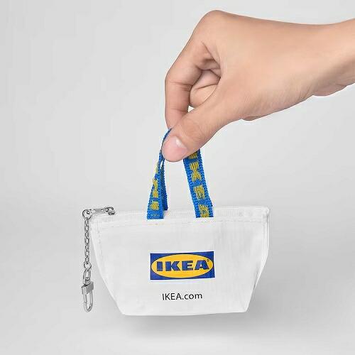 イケア（IKEA） バッグ S ホワイト 9x7cm m20560514 KNOLIG クノーリグ 