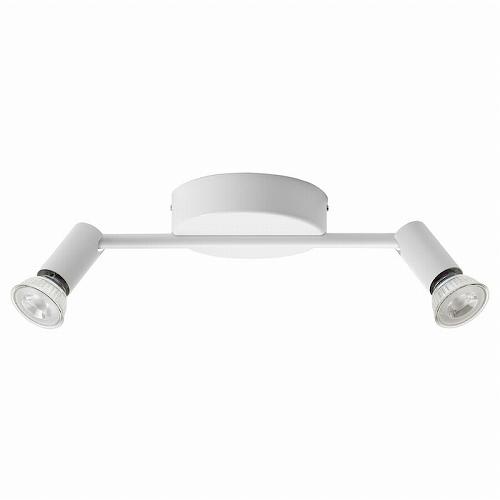 イケア IKEA シーリングスポットライト 2スポット ホワイト