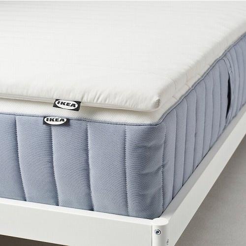 イケア（IKEA） マットレストッパー（パッド） ホワイト セミシングル