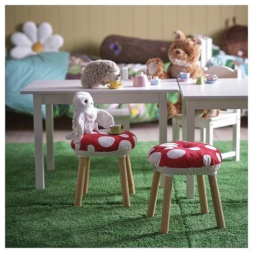 イケア（IKEA） 毒キノコ形 レッド ホワイト m20578284 SKOGSDUVA スコ