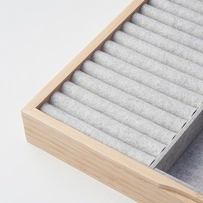 イケア（IKEA） ジュエリーボックス 仕切り付き 328x218mm m20581917