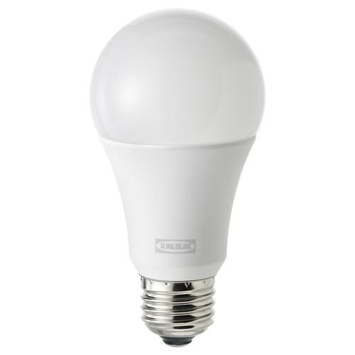 イケア（IKEA） LED電球 E26 1520ルーメン 調光可能/球形 オパール
