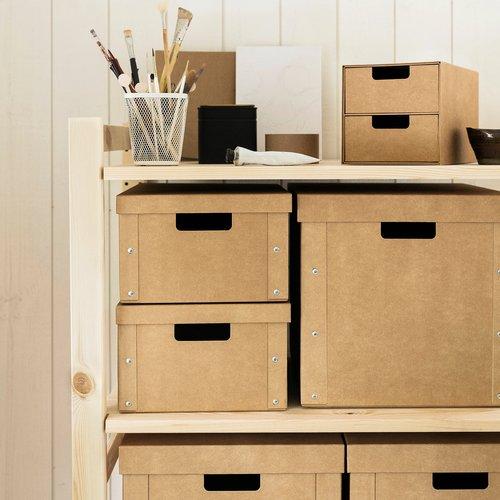 【廃盤】IKEA LANKMOJ ランクモイ ミニチェスト 引き出し 2組セット イケア（IKEA） ミニチェスト（引き出し×2） ナチュラル 16x25 cm