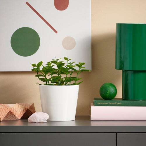 イケア（IKEA） 人工観葉植物 室内/屋外用 ミント 9cm m20600869 FEJKA