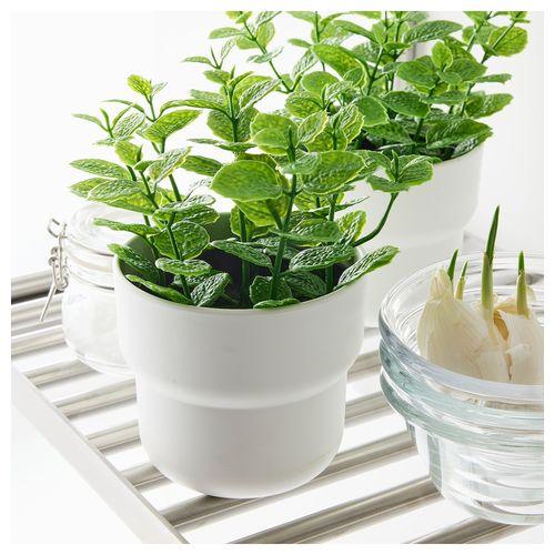 イケア（IKEA） 人工観葉植物 室内/屋外用 ミント 9cm m20600869 FEJKA