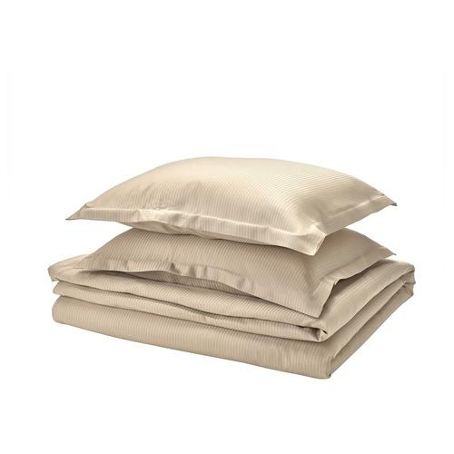 寝具 IKEA ダウン掛け布団 200×200cm 枕2個 クイーン3点セット