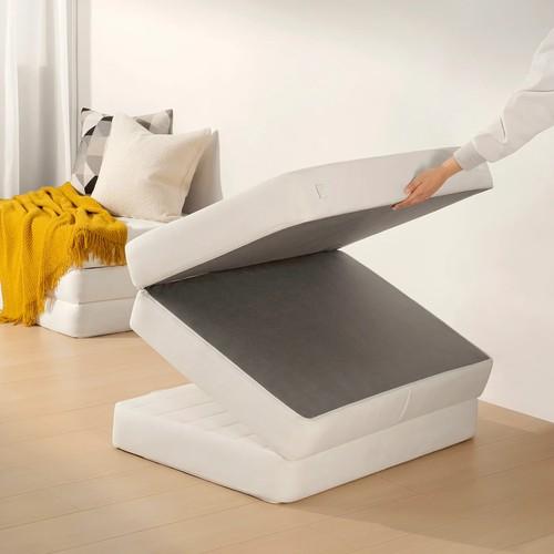 イケア（IKEA） ポケットコイルマットレス 折りたたみ式 かため