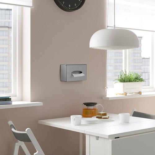 イケア（IKEA） ティッシュボックス ステンレススチール/壁取り付け型