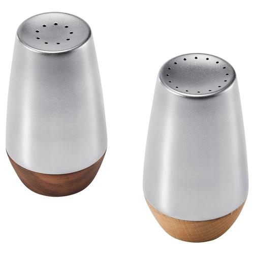 イケア（IKEA） 塩コショウ入れ2点セット ステンレススチール ビーチ