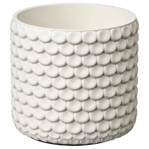 イケア（IKEA） 鉢カバー 4号 ホワイト 12cm m20632813 GLACIARBJORN