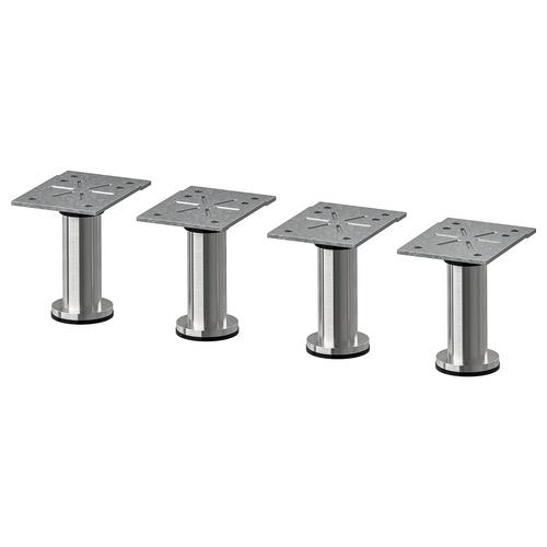 イケア（IKEA） 脚 ステンレススチール 8cm m30273032 CAPITA カピタ
