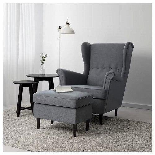 イケア（IKEA） オットマン ノールドヴァッラ ダークグレー m30300417 